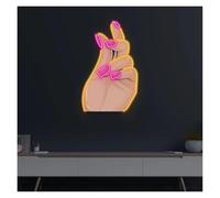 BYAMBD Décor Mural Lumière Enseigne Au Néon Réutilisable Pour Salon De Manucure, Lumière Alimentée Par USB, Variable, Pour Salle De Beauté, Décoration Murale De Fête(Ré)