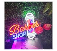 BYAMBD Décor Mural Lumière Les Enseignes Au Néon De Salon De Coiffure S'appliquent Au Salon De Coiffure Pour Créer Une Atmosphère De Lumière Pour Rendre Votre Boutique Plus Attrayante