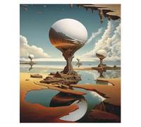 BYAMBD Tableaux Décoration Murale Moderne Salvador Dali - Affiches Et Imprimés De Surréalisme, Toile d'art Mural, Peinture Abstraite, Image pour Salon, Décoration De La Maison(T,40x60cm)
