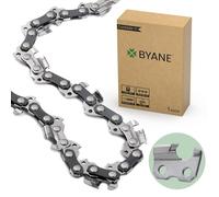 BYANE Chaîne carbure tronçonneuse 90 cm 3/8" 1,6 mm 114 maillons | Compatible avec les chaînes Skip-Tooth pour Stihl MS660, MS661, MS461, Husqvarna 3120XP, 395XP et autres modèles.