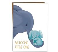 "BYANIKA A6 Carte de félicitations pour fête prénatale | Nouvelle Carte de bébé | pour Maman mère Parents | Cartes de Bienvenue pour Nouveau-né garçon ou Fille | À la Naissance de Votre Nouveau-né