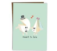 BYANIKA Carte de félicitations de mariage | On Your Wedding Day, Just Married, Getting Hitched, For The Newlyweds, Bride & Groom to Be, Happy Couple, New Mr & Mrs | Cartes de mariage et de cérémonie