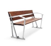 Byarums bruk Canapé Waterloo Acajou. support en aluminium brut