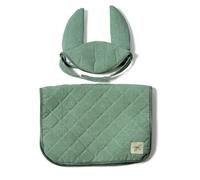 byAstrup Chabraque et bonnet anti-mouches Corduroy Hobby Horse Saddle Pad Green