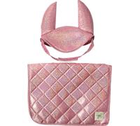byAstrup Chabraque et bonnet chasse-mouches Glitter Hobby Horse Saddle Pad Pink