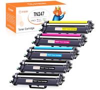 BYBEIBY TN247 TN-247BK Lot de toner pour Brother TN247 TN-243CMYK DCP-L3550CDW MFC-L3510CDW MFC-L3710CDW MFC-L3770CDW HL-L3230CDW HL-L3270CDW MFC-L3730CDN L3750CDW HL-L321 0CW