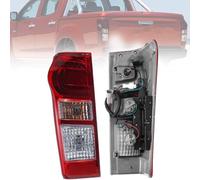 BYBEST Feu Arrière pour Isuzu DMax D Max Ute 2017-2019, LED Feux Frein Lampe Voiture Remplacement Gauche Droit Côté Passager Conducteur,Red- Left