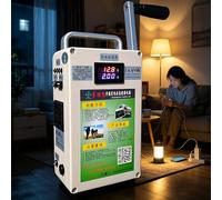 ByBoDi Chargeur Dynamo à manivelle d'urgence, générateur à manivelle de 150W,Station d'alimentation Portable de,pour téléphones, Lampes, Camping, Voyages et préparation aux Situations d'urgence