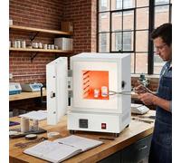 ByBoDi Four à moufle fermé 2000 W 1150 °C, Four de Cuisson électrique avec contrôle de température, pour la dentisterie, Les moules à Bijoux et la Fabrication de céramiques