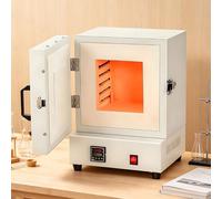 ByBoDi Four à moufle fermé de 2000 W et 1150 °C, Four électrique de dégazage avec contrôle de température pour la Fusion des métaux, Le frittage de la céramique, Le Traitement Thermique