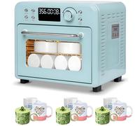 ByBoDi Four à Sublimation par Convection légère, Machine de Sublimation 1400 W Bleue avec Affichage numérique, Chauffage à 360°, Four à Convection pour la Sublimation de gobelets, Tasses, Mugs 30L