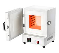 ByBoDi Four électrique de 2000 W pour la Cuisson et la Fusion des métaux, Four à moufle fermé de Laboratoire,1150 °C (2102 °F), idéal pour la Fabrication de Bijoux,la Fonte de métaux,l'émaillage