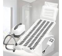 ByBoDi Tapis de Bain à Bulles Portable, avec télécommande, 6 Vitesses réglables, Ventouse puissante, Pompe à air électrique pour Maintenir la Chaleur et Coussin Gonflable. Extended124CM