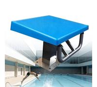 ByBoDi Tremplin antidérapant en Acier Inoxydable 304, Plateforme de Plongeon Robuste pour Piscine, Plateforme de Plongeon Professionnelle inclinée à 15°, capacité de Charge 272 kg (600 lbs) Standard