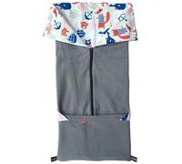 BYBOOM Chancelière universelle 2 en 1 pour poussette/buggy, couverture douillette et douce, tapis d'éveil 100 x 100 cm, double face, moelleux, idéal du printemps à l'automne
