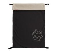 ByBoom® Couverture softshell thermoactive pour landau; couverture bébé pour l'extérieur/fonctionnelle/universelle, Colour:Noir/Beige