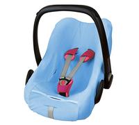 ByBoom® - Housse d'été éponge, housse universelle pour coques bébé, sièges auto, par ex. pour Maxi-Cosi CabrioFix, Pebble, City SPS, Colour:Bleu Clair