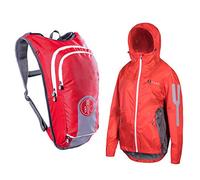 BYC FOR.BICY JACPACK Small 10L Sports Backpack Femme, Rouge feutré/Castelrock, XL