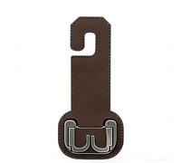 BYCHKA Lot de1 Crochets pour Appuie pour Audi A4 (B9 8W, facelift 2019) 2019-2024, Crochet pour Dossier de Siège de Voiture Support de Téléphone Accessoires D'Organisation,Brown