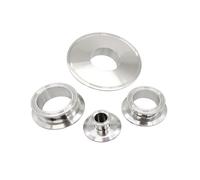 BYCIFRLG 0.5" 0.75" 1.5" 2" 2.5" 3" 3.5" 4" 6" Tri Reducing Flange End Cap SUS 304 316L Stainless Pipe Fitting(5-6cm,316)
