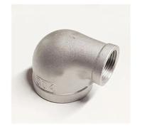 BYCIFRLG 1-1/2" BS to 1/2" BSP Female 304 Stainless Steel Reducing Elbow Connector Pipe Fitting Water Oil air