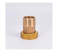 BYCIFRLG 1-1/2" Female to 1-1/4" Male Hex Lengthen Brass Union Pipe Fitting Water Gas Oil for Water Meter