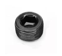 BYCIFRLG 1-1/2" NPT Male Carbon Steel Countersunk End Cap with Hex Socket Hydraulic Water Steam Oil Gas