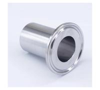 BYCIFRLG 1-1/2" NPT x 2" Tri Clamp Ferrue OD 64mm 304 Stainless Pipe Fitting