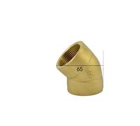 BYCIFRLG 1-1/4" BSPP Euqal Female Brass 45 Degree Elbow Pipe Fitting Coupler Connector Water Gas Oil