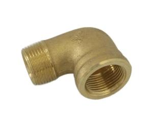 BYCIFRLG 1/2" 3/4" 1" 1-1/2" 2" bspt Female to Male 90 Degree Eblow Pipe Fitting Connector Coupler Brass Water Gas Fuel Oil(1-1l2-BSP-DN40)