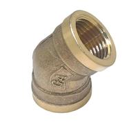 BYCIFRLG 1/2" BSP Female Thread 45 Degree Elbow Brass Pipe Fitting Connector Coupler