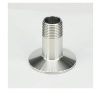 BYCIFRLG 1/2" BSP Male x 1.5" Tri Clamp 304 Stainless Steel Pipe Fitting Connector for Homebrew