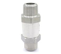 BYCIFRLG 1/2" NPT Male 304 Stainless Steel Non-Return Check Valve Water Gas Oil