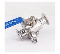 BYCIFRLG 1" 25mm 304 Stainless Steel 1.5" Tri Clamp Knock-Down Ball Valve for Homebrew Dairy Product 229 PSI