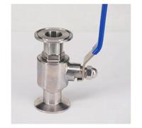 BYCIFRLG 1" 25mm SUS316 Ball Valve 1.5" Tri Clamp for Homebrew Dairy Product