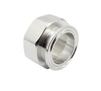 BYCIFRLG 1/4" 3/8" 1/2" 3/4" 1" 1-1/2" 2" BSPT Female x 0.5" 1.5" 2" Tri Clamp Connector Pipe Fitting 304 316L Stainless Steel(2 BSPT K64,316)