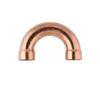 BYCIFRLG 1/4" 3/8" 1/2" 5/8" 3/4" 1" inch 6.35-54mm Straight Elbow Y U P Shaped 3 4 Way Corss Copper End Feed Pipe Fitting Air Conditioner(U Shaped,54mm)