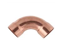 BYCIFRLG 1/4" 3/8" 1/2" 5/8" 3/4" 1" inch 6.35-54mm Straight Elbow Y U P Shaped 3 4 Way Corss Copper End Feed Pipe Fitting Air Conditioner(Long R,54mm)
