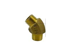 BYCIFRLG 1/4" BSPP Euqal Male Brass 45 Degree Elbow Pipe Fitting Coupler Connector Water Gas Oil