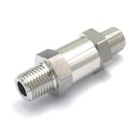 BYCIFRLG 1/4" NPT Male Check One Way Valve 304 Stainless Steel Water Gas Oil Non-Return