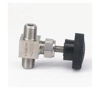 BYCIFRLG 1/4" NPT Male Needle Valve 304 Stainless Steel Water Gas Oil Flow Control 64 Bar