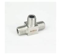 BYCIFRLG 1/4" NPT Male Tee 3 Way Pipe Fitting 304 Stainless Steel Water Gas Oil