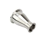BYCIFRLG 1.5"( 38mm) OD 50.5mm x 2'' (51mm) OD 64mm Stainless Steel Tri Compatible Clamp Reducer