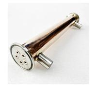BYCIFRLG 1.5" (38mm) OD50.5mm Copper Condenser, Reflux,Dephlegmator with 1/4" Female Thread for Homebrew Length 250mm