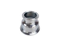 BYCIFRLG 1.5"(38mm) OD50.5mm x 2"(51mm) OD64mm Tri Clamp Hemispherical Reducer, Stainless Steel 304