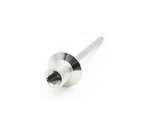 BYCIFRLG 1.5" Ferrule50.5mm Tri Thermowell with 1/2" NPT Female Thread,Compatible Thermowell,L-150mm(6") Homebrewing Beer Tools304