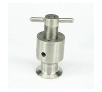 BYCIFRLG 1.5" Tri Clamp 0.5-5 Bar Ferrule OD 50.5mm 304 Stainless Steel Adjustable Pressure Valve