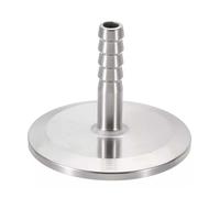 BYCIFRLG 1.5" Tri Clamp to 6/8/10/12/16/19/25/32/38mm OD Hose Hose Tail 304 Stainless Steel,Ferrule 50.5mm,8mm OD