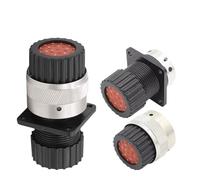 BYCIFRLG 1/5PCS 19 Hole ITT Waterproof Wiring Socket Male Female Shell Connector 192900-0353 192900-0078(19P(Male Female),1PCS)