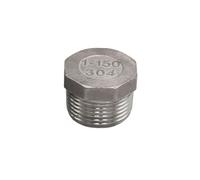 BYCIFRLG 1/8" 1/4" 3/8" 1/2" 3/4" 1" 1-1/4" 1-1/2" BSPP Male Thread 304 Stainless Steel Hex End Cap Pipe Fitting Connector(BSP2)